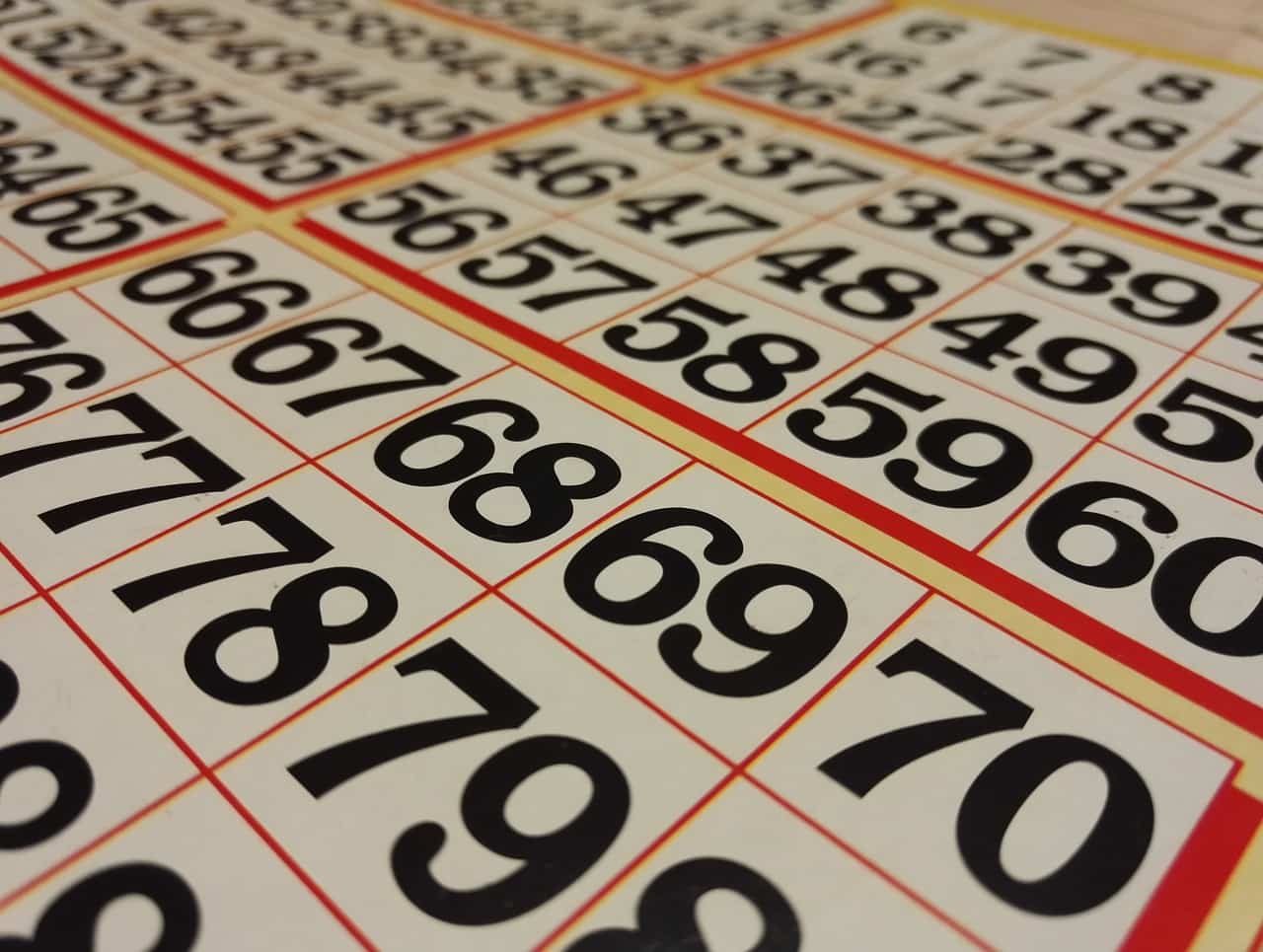 bingo ticket numbers